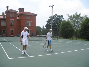 Brian Baker is here with Todd Martin working on public courts with C. Harrison.